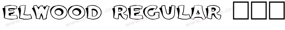 Elwood Regular字体转换